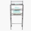 3 tier over-the-toilet bathroom shelving unit - 2