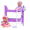 Two of us, twin dolls on bunkbeds with accessories
