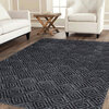 ATLAS Collection - Black Keys rug, 3'x4' - 2