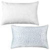 Hot/cold reversible pillow with antibacterial treatment, 20"x30" - queen - 2