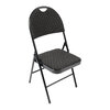 Deluxe fabric folding chair
