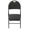 Deluxe fabric folding chair - 2