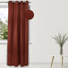 Vania, jacquard curtain with metal grommets, 54"x84", red
