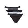 Yves Martin - Men's solid tanga briefs, pk. of 3, extra large - 2