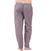 Yves Martin - Men's sleep pants, red/black plaid, large (L) - 2