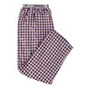 Yves Martin - Men's sleep pants, red/black plaid, large (L) - 3