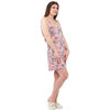 Women's slip nightgown, pink floral, medium (M) - 3