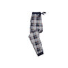Stretch knit jogger style pajama pants - Blue plaid