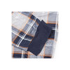 Stretch knit jogger style pajama pants - Blue plaid - 3