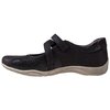 Women's round toe slip-on sports shoes with velcro closure, size 5 - 3