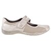 Women's round toe slip-on sports shoes with velcro closure, size 5