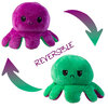 Happy/sad reversible octopus plush toy, 1 piece - 3