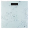 Personal digital scale, white marble look