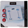 Personal digital scale, white marble look - 3
