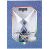 Antonio Rossi - Men's boxed dress shirt with tie, tie clip and hankerchief, white shirt, 18-18.5 - 2