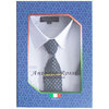 Antonio Rossi - Chemise pour hommes en boîte avec cravate, pince à cravate et mouchoir, white shirt, 15-15.5 - 2