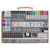 Art Luxe - Creative art studio, art supplies in wood case, 85pcs - 2