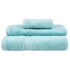 Malibu Home Collection - 3-pack towel set, blue