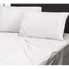 Mercure, sheet set with embroided helix detail, queen, white