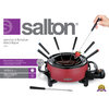 Salton - Electric fondue set, 2.8L, red - 3