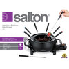 Salton - Electric fondue set, 2.8L, black - 3