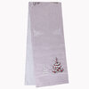 Reversible table runner, Christmas trees embroidery, 14"x54" - 2