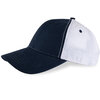 Jersey mesh cap with canvas front