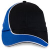 Polycotton cap with double contrast trim and piping - 3