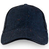 Faux leather-trimmed wool blend tweed baseball cap - 3
