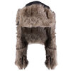 Nylon aviator hat with faux fur lining & trims - 2