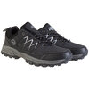 Men's low top hiking shoes with reflective strips, black, size 7 - 2