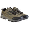 Men's low top hiking shoes with reflective strips, khaki, size 7 - 2
