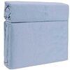 Solid colored brushed sheet set, twin, dark blue - 2