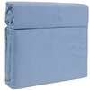 Solid colored brushed sheet set, twin, light blue - 2