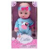 Cutie baby doll with headband, blue - 2