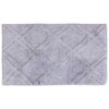 Zen - Bath mat, diamond pattern, 18" x 30", grey