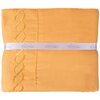 Venus, sheet set with embroided helix detail, double, orange - 3