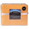 Venus, sheet set with embroided helix detail, double, orange - 4