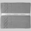 Venus, sheet set with embroided helix detail, double, grey - 3