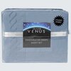 Venus, sheet set with embroided helix detail, double, blue - 4