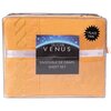 Venus, sheet set with embroided helix detail, twin, orange - 4