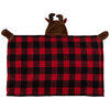 Ultra soft animal hooded throw for kids, 30"x50", moose