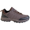Men's 2-toned, lace-up hiking shoes, brown, size 10