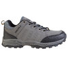 Men's 2-toned, lace-up hiking shoes, grey, size 11