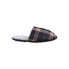 Joan Scott - Boxed memory foam slippers with faux fur lining - Beige plaid - 3