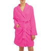 Mayfair - Soft plush spa robe and socks set, fuchsia - 2