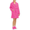 Mayfair - Soft plush spa robe and socks set, fuchsia - 3