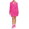 Mayfair - Soft plush spa robe and socks set, fuchsia - 5