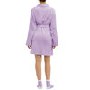 Mayfair - Soft plush spa robe and socks set, lilac - 4