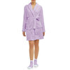 Mayfair - Soft plush spa robe and socks set, lilac - 5